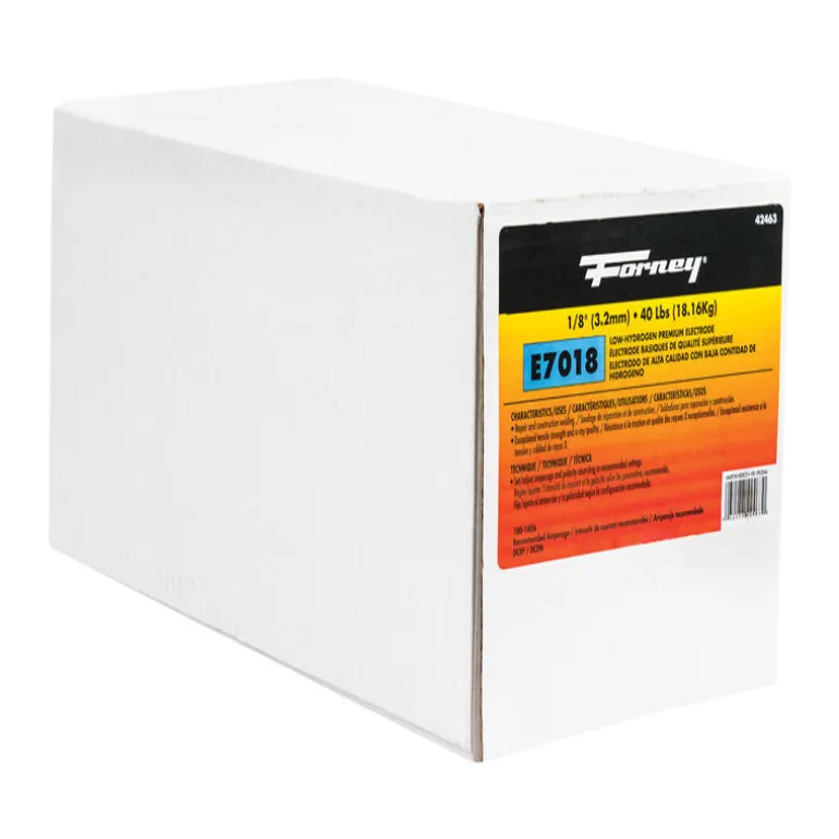 Forney 1/8 in. D X 15 in. L E7018 Mild Steel Low-Hydrogen Welding Electrodes 84000 psi 40 lb 4 pk