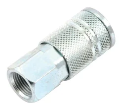 Forney Steel Air Coupler 3/8 in. Female X 3/8 in. 1 pc