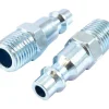 Forney Steel Plug 1/4 in. Male X 1/4 in. 2 pc