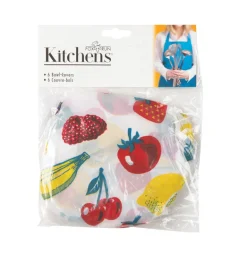 Fox Run Bowl Covers Multicolored 6 pk