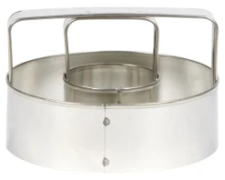 Fox Run Silver Tin Plated Steel Donut Cutter