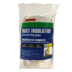 Frost King 12 in. X 15 ft. L Fiberglass/Foil Duct Insulation
