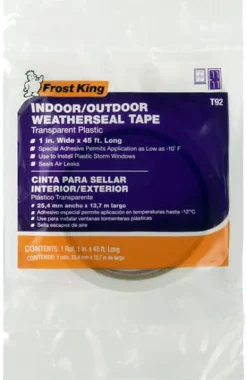 Frost King Clear Plastic Weather Seal For Doors and Windows 45 ft. L X 0.014 in.