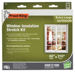 Frost King Clear Stretch Outdoor Window Film Insulator Kit 62 in. W X 210 in. L