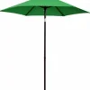 FS 7' GRN STL UMBRELLA