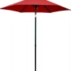 FS 7' RED STL UMBRELLA