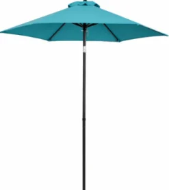 FS 7' TEAL STL UMBRELLA