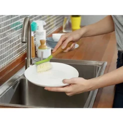 Full Circle 2.56 in. W Medium Bristle Bamboo Handle Dish Brush