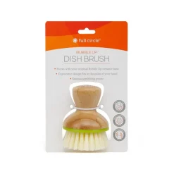 Full Circle Bubble Up 2.36 in. W Medium Bristle Bamboo Handle Dish Brush