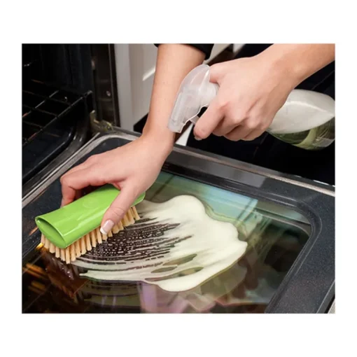 Full Circle Lean & Mean 2.36 in. W Medium Bristle 5.51 in. Plastic Handle Scrub Brush