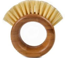 Full Circle The Ring 3.74 in. W Medium Bristle 3.54 in. Bamboo Handle Vegetable Brush