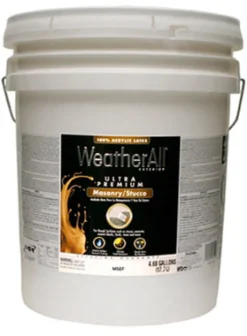5-Gallon Flat Neutral Base Masonry/Stucco Paint