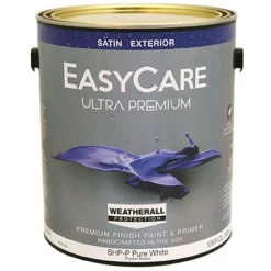 1-Gallon Satin Pastel Base Latex Exterior Paint (Pack of 4)