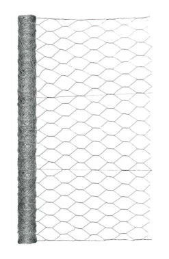 Garden Craft 36 in. H x 25 ft. L 20 Ga. Silver Poultry Netting