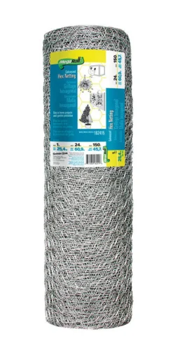Garden Craft 24 in. H X 150 ft. L Galvanized Steel Fencing 1 in. X 1 in. in.