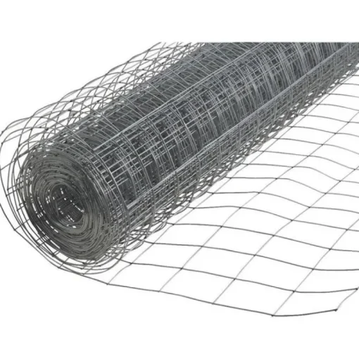 Garden Craft 36 in. H X 50 ft. L Steel Welded Wire Fence Silver