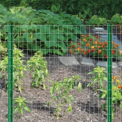 Garden Craft 24 in. H X 50 ft. L Steel Garden Fence Silver
