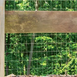 Garden Craft 24 in. H X 50 ft. L Steel Garden Fence Silver