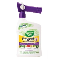 Garden Safe Fungicide3 Organic Liquid Fungicide, Insecticide and Miticide 28 oz.
