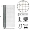 Garden Zone 24 W x 5 ft. L Silver Gray 27 Ga. Steel Hardware Cloth