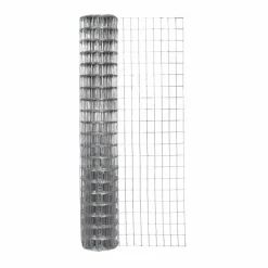 Garden Zone 60 in. H X 50 ft. L Galvanized Steel Garden Fence Silver