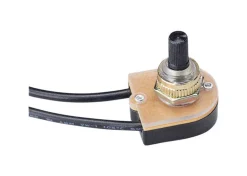 Gardner Bender 6 amps Single Pole Rotary Switch Black 1 pk