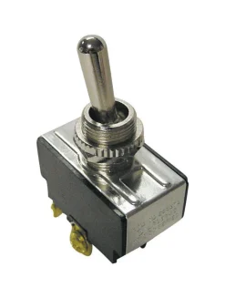 Gardner Bender 20 amps Single Pole Toggle Switch Black/Silver 1 pk