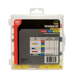 Gardner Bender 22-10 Ga. Insulated Wire Terminal Kit with Reusable Case Assorted 100 pk