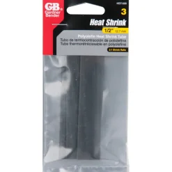 Gardner Bender 1/2 in. D Heat Shrink Tubing Black 3 pk