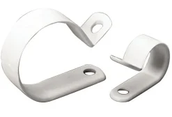 Gardner Bender 1/4 in. D Plastic Cable Clamp 18 pk