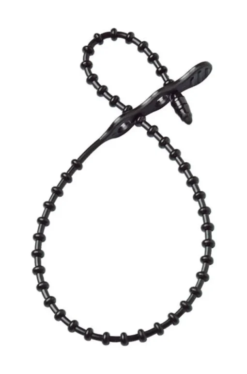 Gardner Bender 8 in. L Black Beaded Cable Tie 15 pk