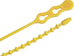 Gardner Bender 12 in. L Yellow Beaded Cable Tie 15 pk