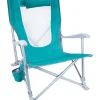 GCI Outdoor Sun Recliner 3 position Adjustable Green Sun & Sport Folding Chair