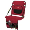 GCI Outdoor Red Bleacher Back Stadium Chair (Pack of 4)