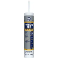 GE Painter's Pro Clear Siliconized Acrylic Latex Painter's Caulk 10.1 oz. (Pack of 12)