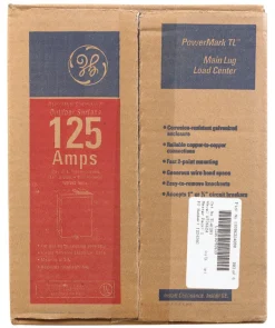 GE PowerMark Gold 125 amps 240 V 4 space 8 circuits Wall Mount Circuit Breaker Panel