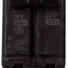 GE Q-Line 20 amps Standard 2-Pole Circuit Breaker