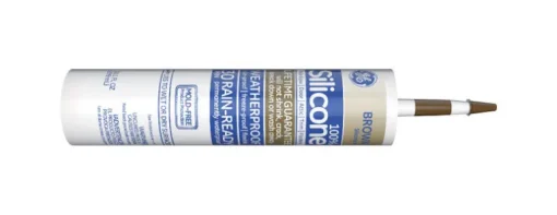 GE Silicone 2 Brown Silicone 2 Window and Door Silicone 10.1 oz. (Pack of 12)