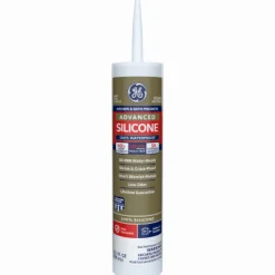 GE Silicone 2 Clear Silicone 2 Kitchen and Bath Silicone 10.1 oz. (Pack of 12)