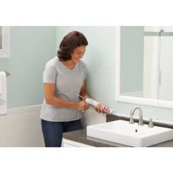 GE Silicone 2 Clear Silicone 2 Kitchen and Bath Silicone 10.1 oz. (Pack of 12)