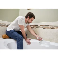 GE Silicone 2 Clear Silicone 2 Kitchen and Bath Caulk 2.8 oz.