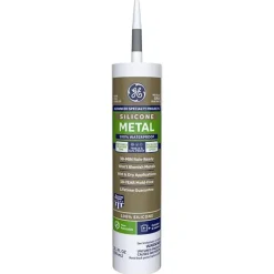 GE Silicone 2 Gray Silicone 2 Metal Gutter Silicone 10.1 oz.