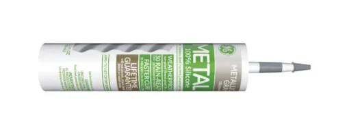 GE Silicone 2 Gray Silicone 2 Metal Gutter Silicone 10.1 oz.