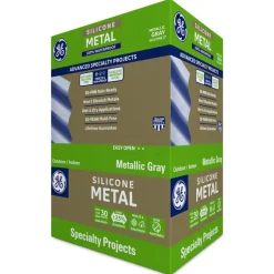 GE Silicone 2 Gray Silicone 2 Metal Gutter Silicone 10.1 oz.