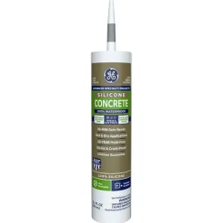 GE Silicone 2 Light Gray Silicone 2 Concrete and Masonry Silicone 10.1 oz. (Pack of 12)