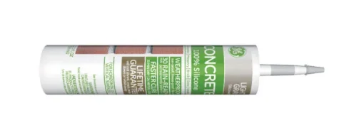 GE Silicone 2 Light Gray Silicone 2 Concrete and Masonry Silicone 10.1 oz. (Pack of 12)