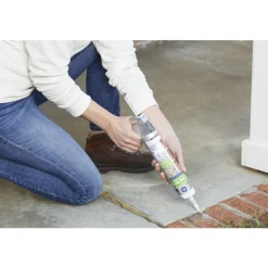 GE Silicone 2 Light Gray Silicone 2 Concrete and Masonry Silicone 10.1 oz. (Pack of 12)