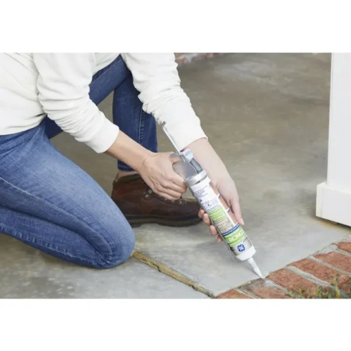 GE Silicone 2 Light Gray Silicone 2 Concrete and Masonry Silicone 10.1 oz. (Pack of 12)