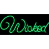 Gemmy Light Glo LED Prelit Wicked Sign Halloween Decor