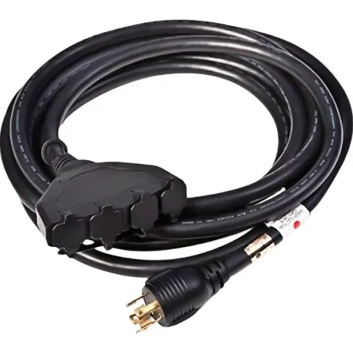 Generac 10/4 240 V 20 ft. L Generator Cord